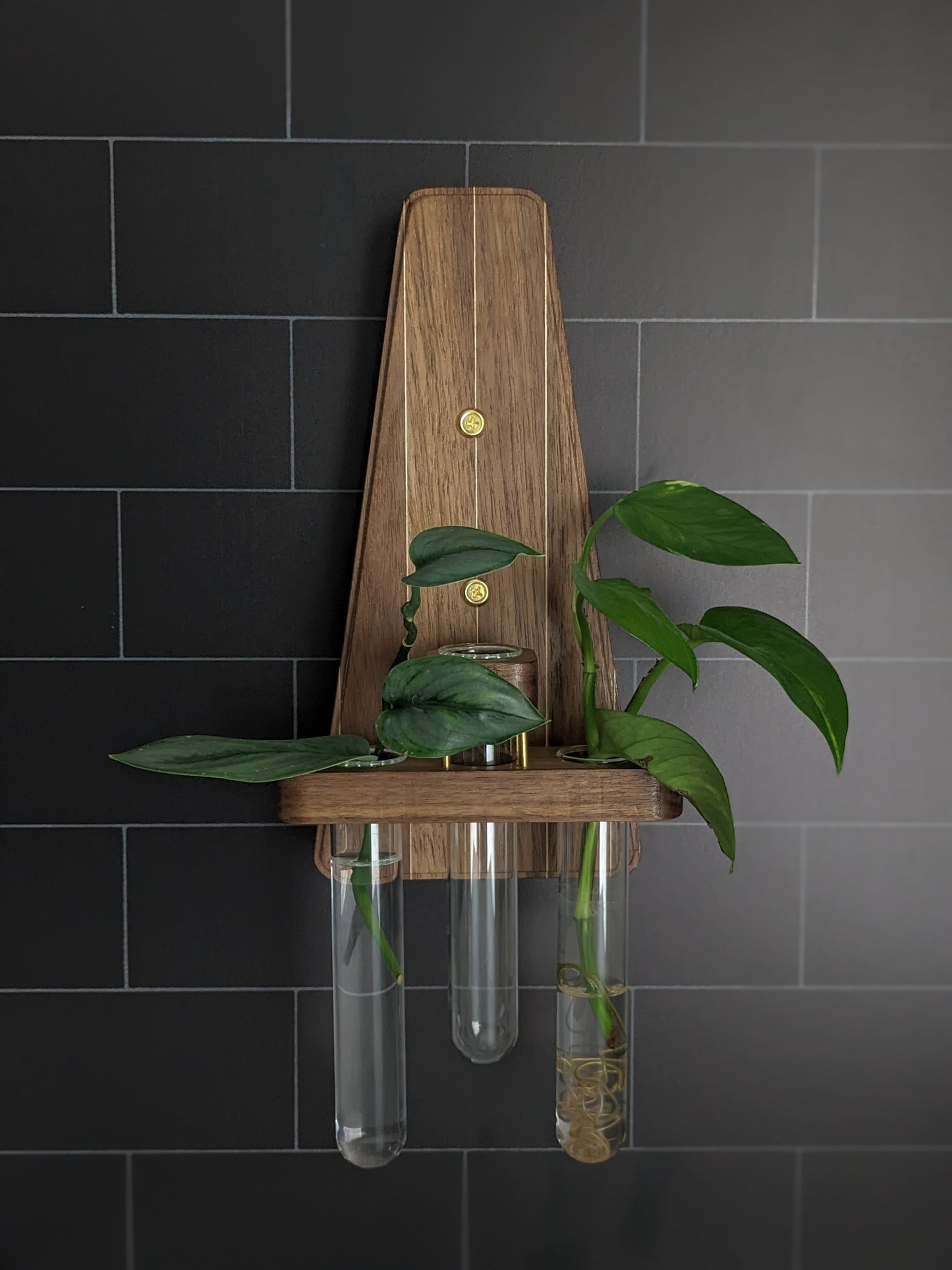 Pinstripe Mid-century Modern Vase